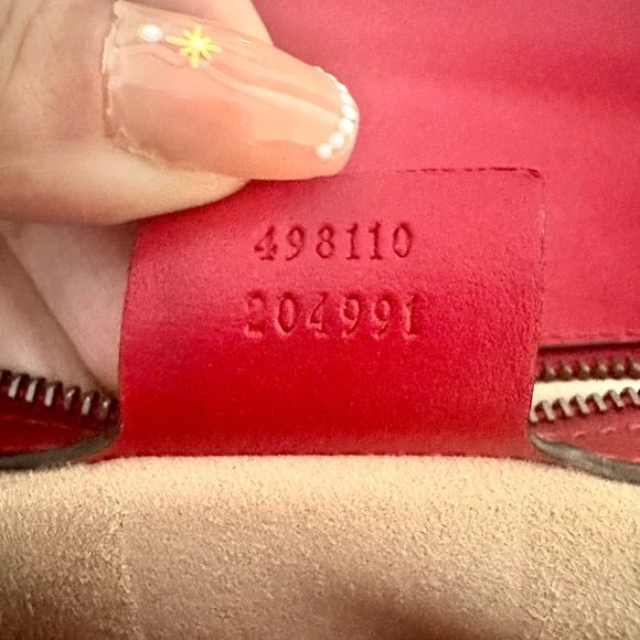 Gucci Marmount Large top Handle Red Bag - Picture 5 of 5